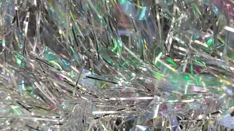 Christmas background tinsel Stock Footage 221635637