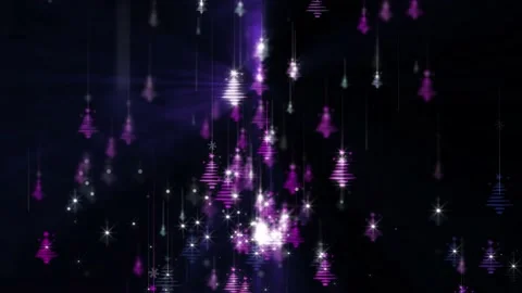 Christmas Background tree 2 dark UHD Stock Footage 165783820