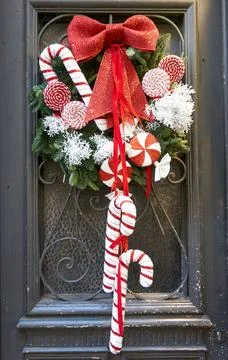 Christmas background with tree branches Foto stock