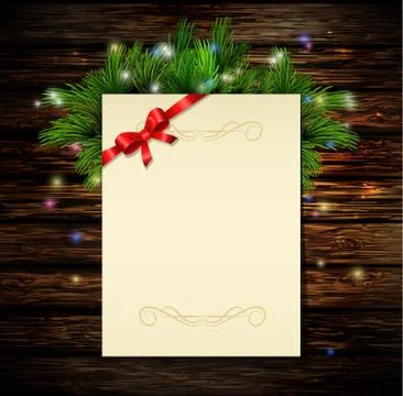 Christmas background with tree 스톡 일러스트