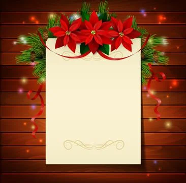 Christmas background with tree 스톡 일러스트