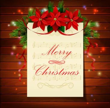 Christmas background with tree 스톡 일러스트