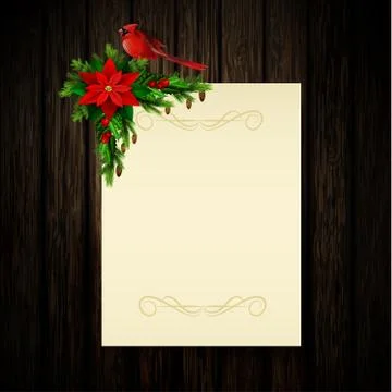 Christmas background with tree 스톡 일러스트