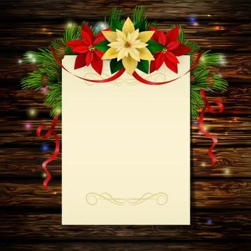 Christmas background with tree 스톡 일러스트