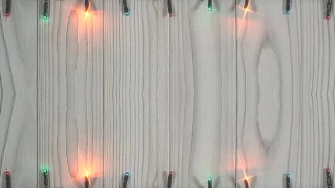 Christmas background with twinkling lights. Stock Footage 69769729