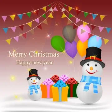 Christmas background vector Stock Illustration