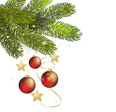 Christmas background Vector illustration. Stock Illustration