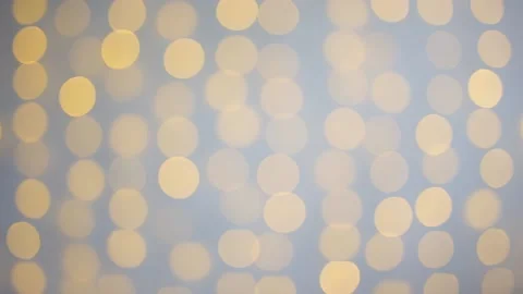 Christmas background - white brick wall and lights with blur effect Stock Footage 185929385