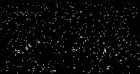 Christmas background, White snowflakes falling Stock Footage 166891713