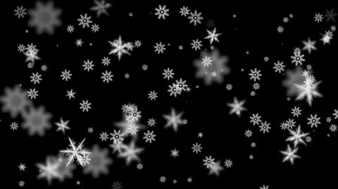 Christmas Background With White Snowflakes Stock Footage 8961341