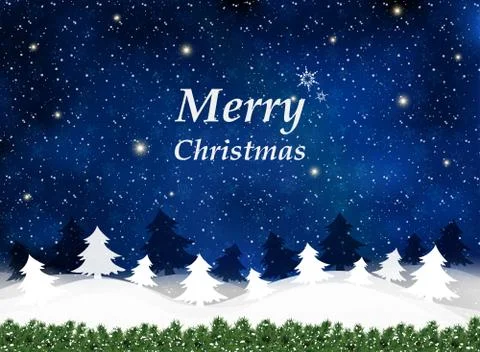 Christmas background in winter snowflakes pattern. Stock Illustration
