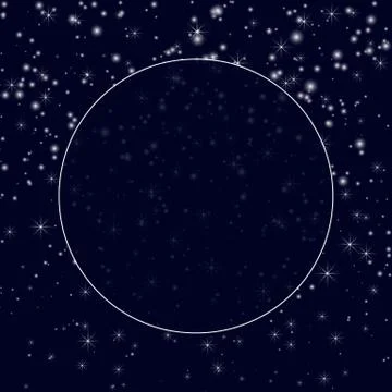 Christmas background for your text. Winter background with snowflakes. Illustrazione stock