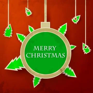 Christmas badge Stock-Illustration