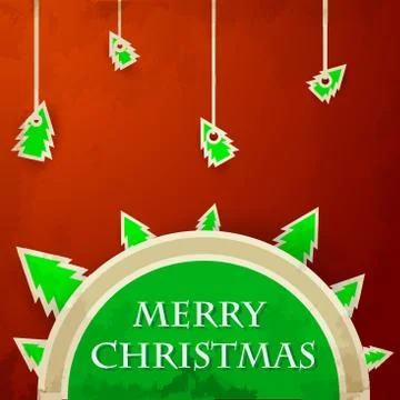 Christmas badge Ilustração Stock