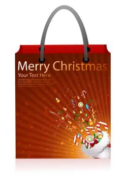 Christmas bag Stock Illustration