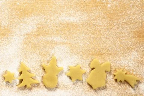 Christmas baking background Stock Photos