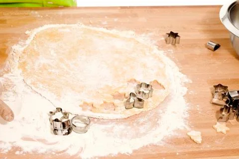 Christmas baking Foto stock