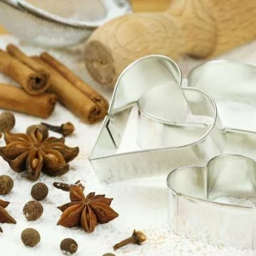 Christmas baking Stock Photos