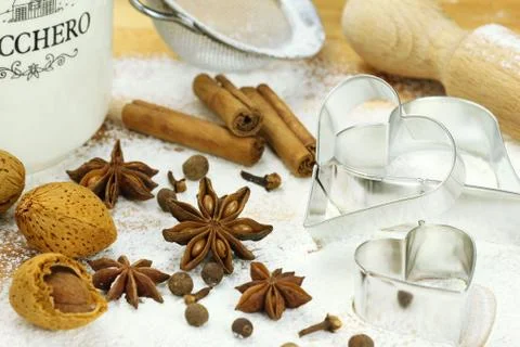 Christmas baking Stock Photos