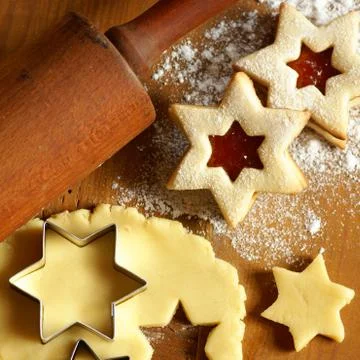 Christmas baking Stock Photos