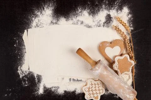 Christmas baking. Stock Photos