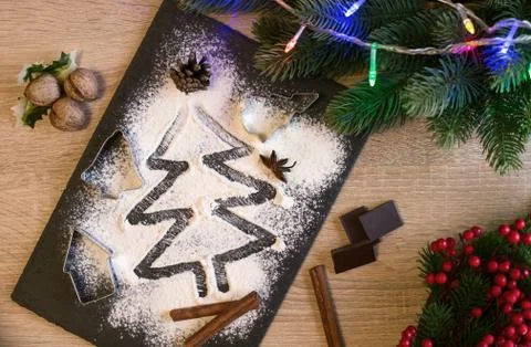 Christmas baking Stock Photos