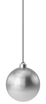 Christmas ball. 3D illustration. Stock Illustration