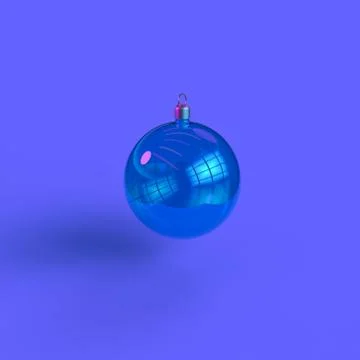 Christmas ball 3D rendering illustration Illustrazione stock