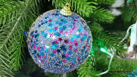 Christmas ball android Stock Footage 141954786