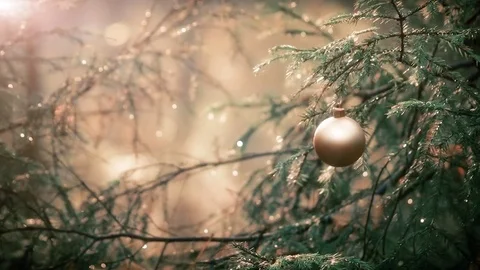 Christmas Ball Background Stock Footage 83398170