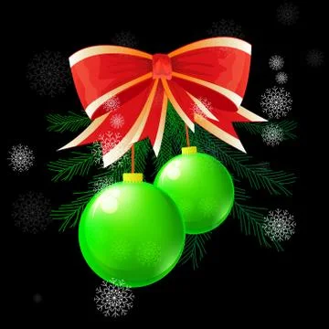 Christmas ball concept Stock Illustration