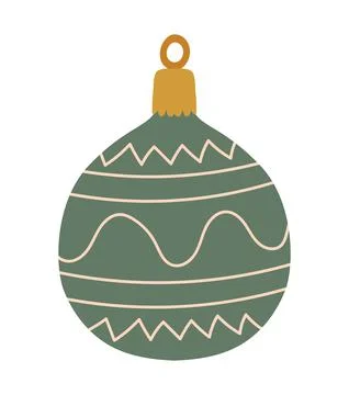 Christmas ball design Stock Illustration