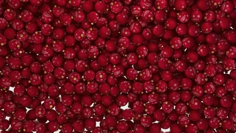 Christmas Ball Falling Alpha Transition Stock Footage 321519463