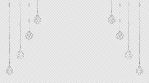 Christmas ball hanging design element decoration Ornament copy space concept Loo Stock Footage 283261353