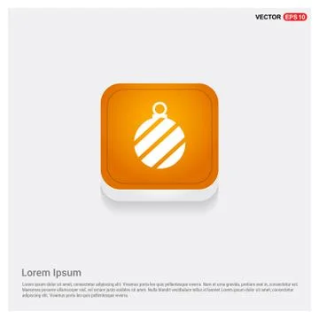 Christmas Ball Icon Stock Illustration