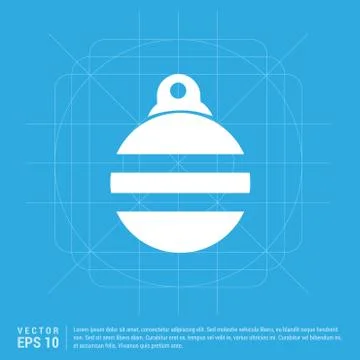Christmas Ball Icon Stock Illustration