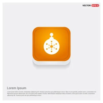 Christmas Ball Icon Stock Illustration