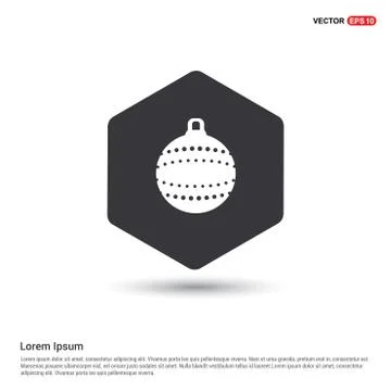 Christmas Ball Icon Stock Illustration