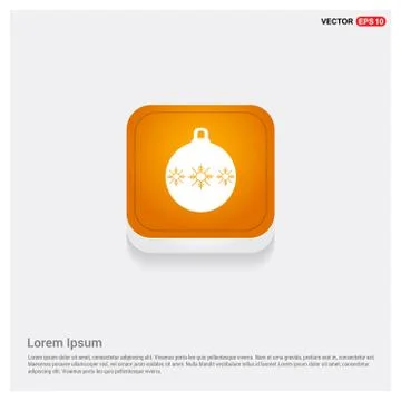 Christmas Ball Icon Stock Illustration