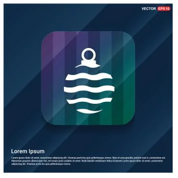 Christmas Ball Icon Stock Illustration