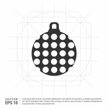 Christmas Ball Icon Stock Illustration