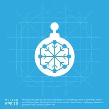 Christmas Ball Icon Stock Illustration