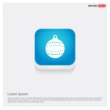 Christmas Ball Icon Stock Illustration