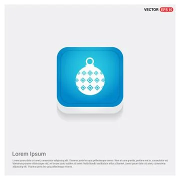Christmas Ball Icon Stock Illustration