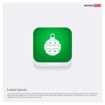 Christmas Ball Icon Stock Illustration