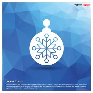 Christmas Ball Icon Stock Illustration