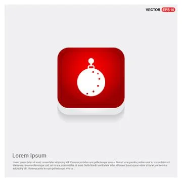 Christmas Ball Icon Stock Illustration