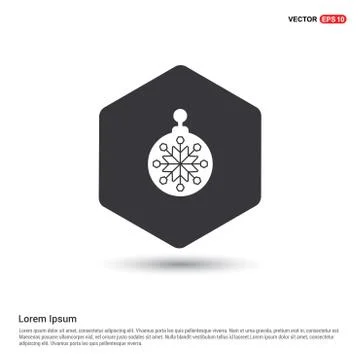 Christmas Ball Icon Stock Illustration