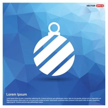 Christmas Ball Icon Stock Illustration