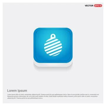 Christmas Ball Icon Stock Illustration